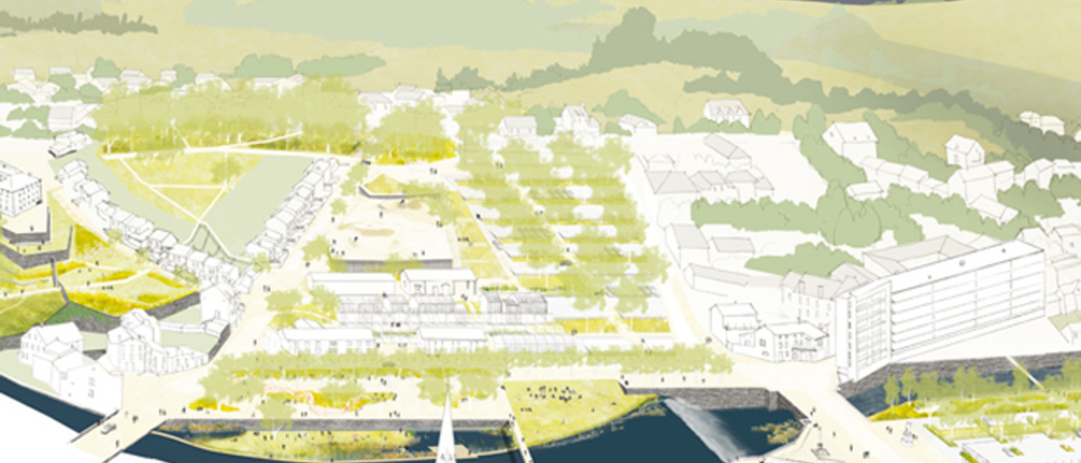 The Great Park - The Jordanne River Enters the City