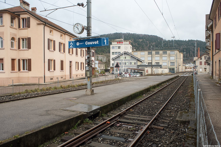 Railway station looking east