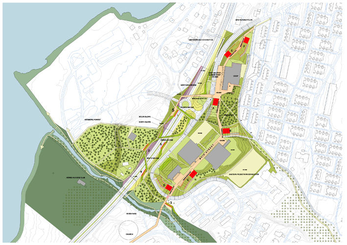 Urban study for Kroken district