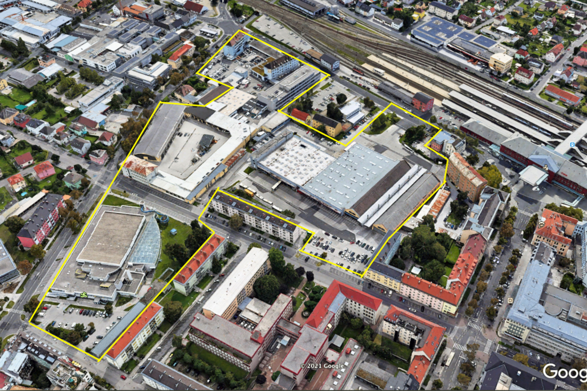 General aerial oblique view