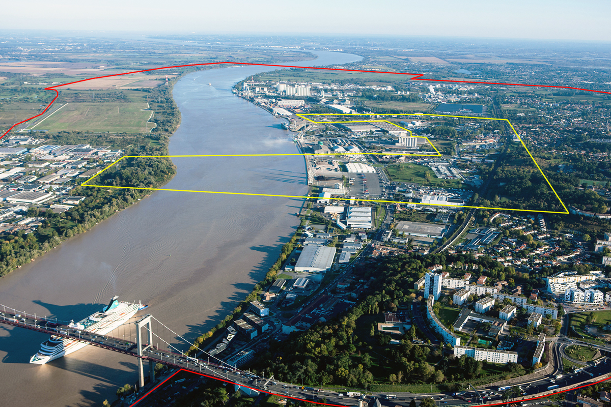 Site 2 and the Aquitaine Bridge