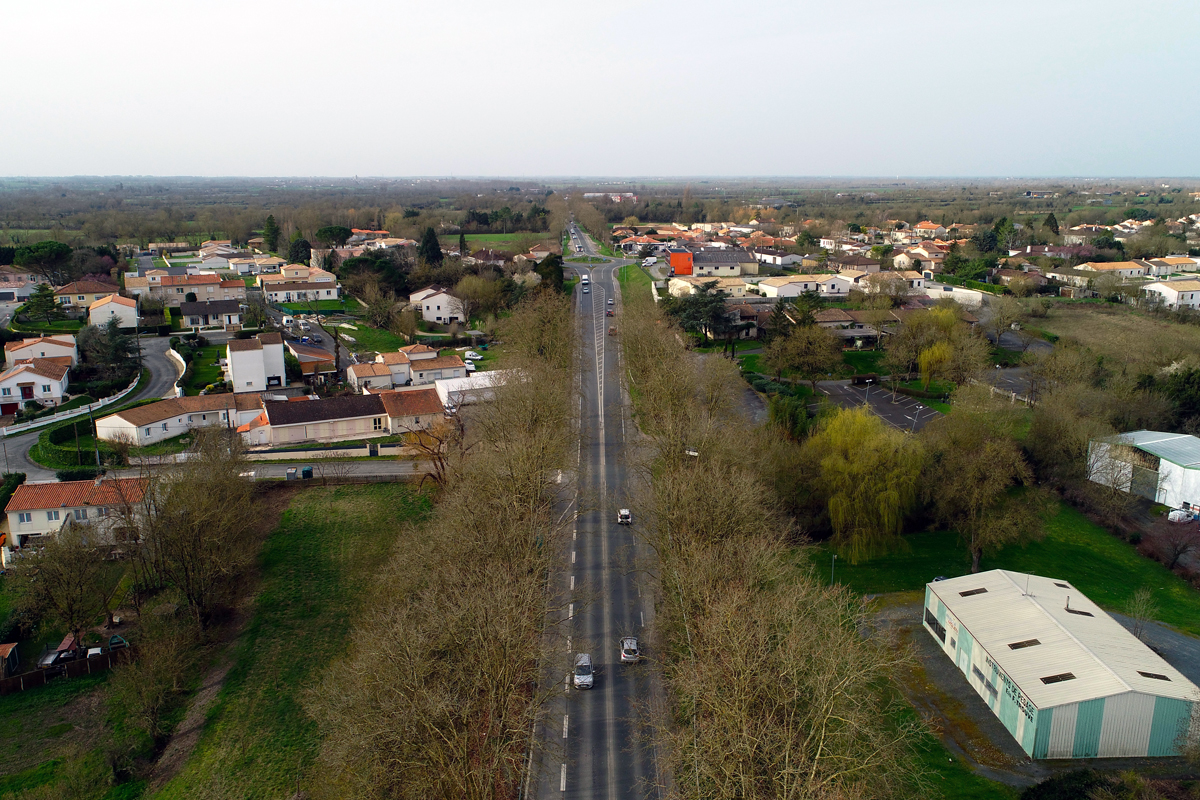 Avenue de la Rochelle © Niort Agglo - Toutatis Drone