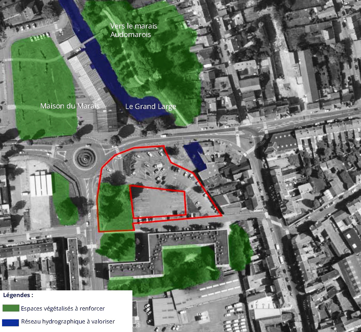 Désimperméabilisation du parking Laennec