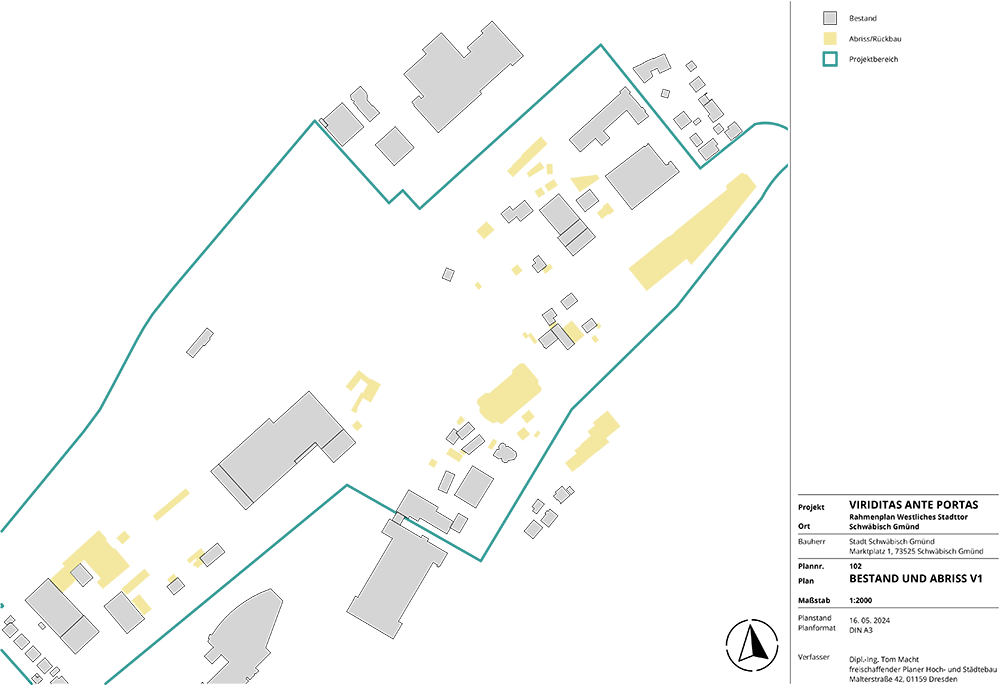 Buildings to be demolished
